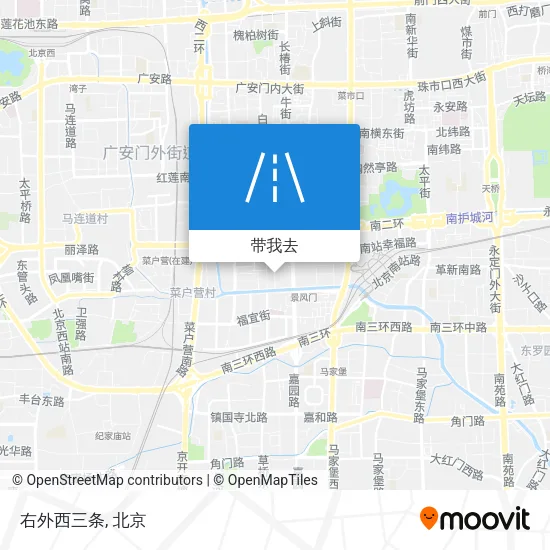 右外西三条地图