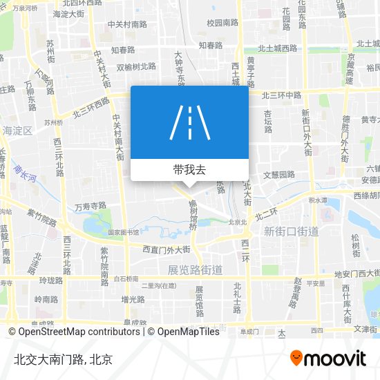 北交大南门路地图