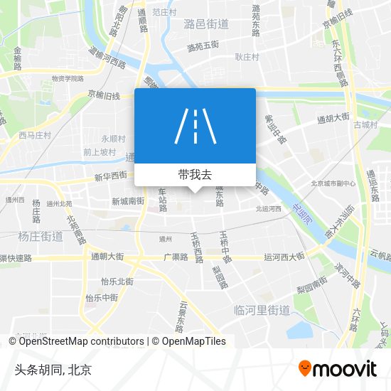 头条胡同地图