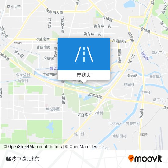 临波中路地图