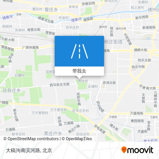 大稿沟南滨河路地图
