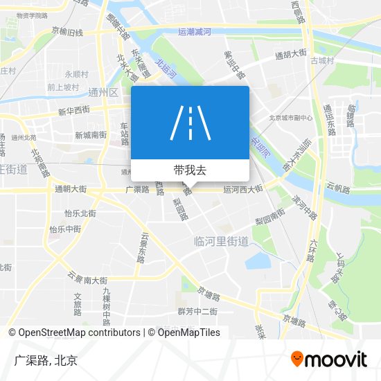 广渠路地图