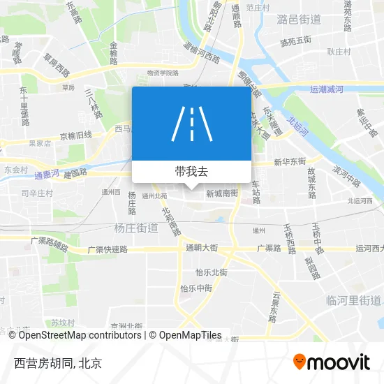 西营房胡同地图