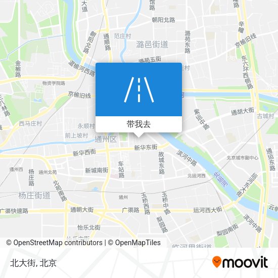 北大街地图