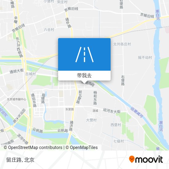 留庄路地图