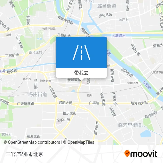 三官庙胡同地图