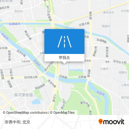 崇善中街地图