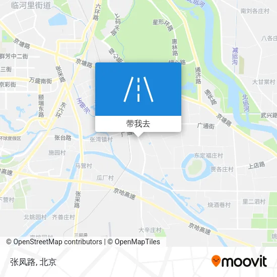 张凤路地图