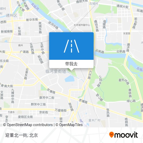 迎董北一街地图