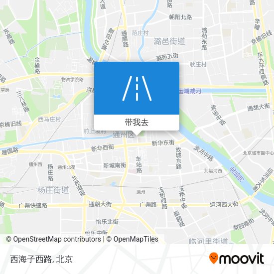 西海子西路地图