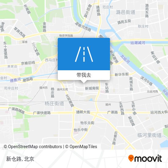 新仓路地图