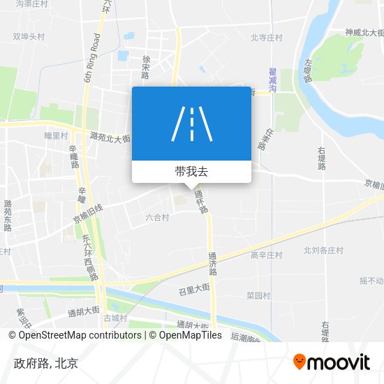 政府路地图