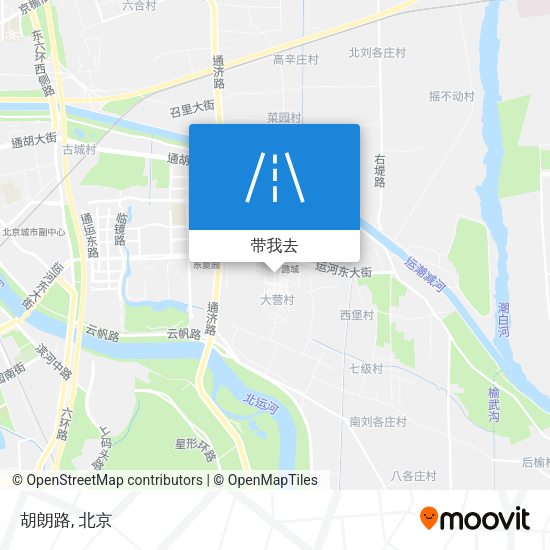 胡朗路地图