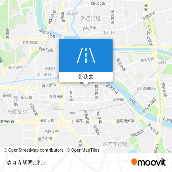清真寺胡同地图