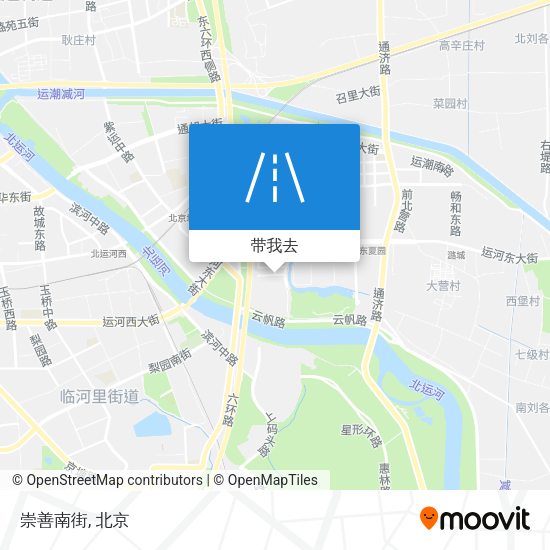 崇善南街地图