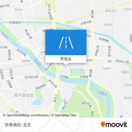 崇善南街地图