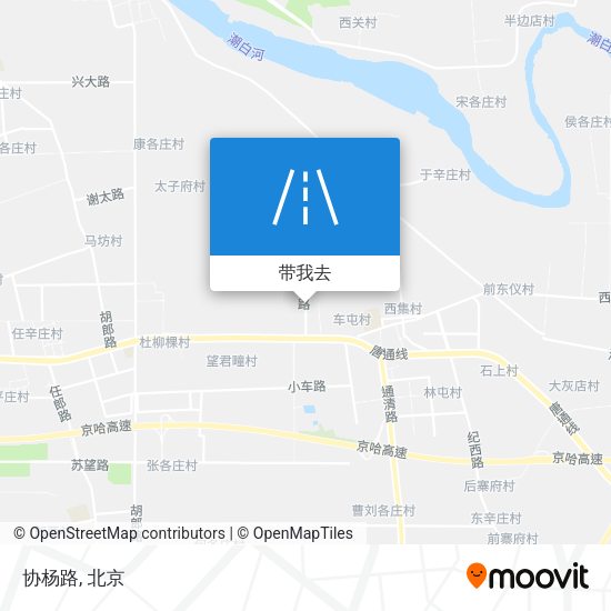 协杨路地图