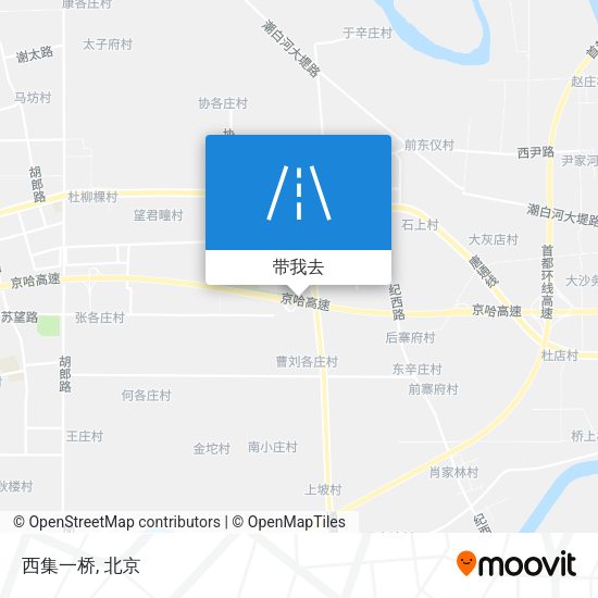 西集一桥地图
