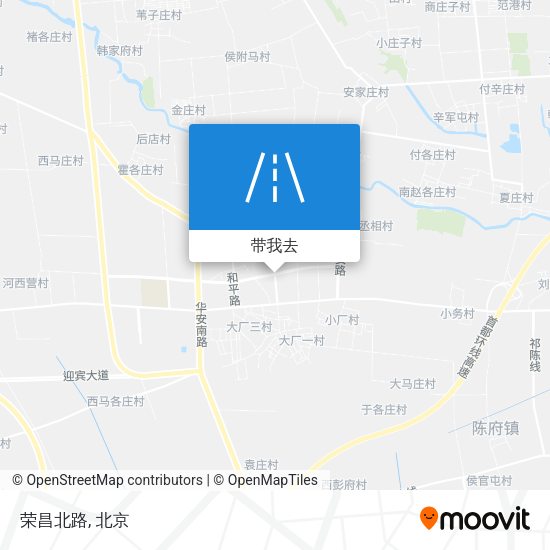 荣昌北路地图