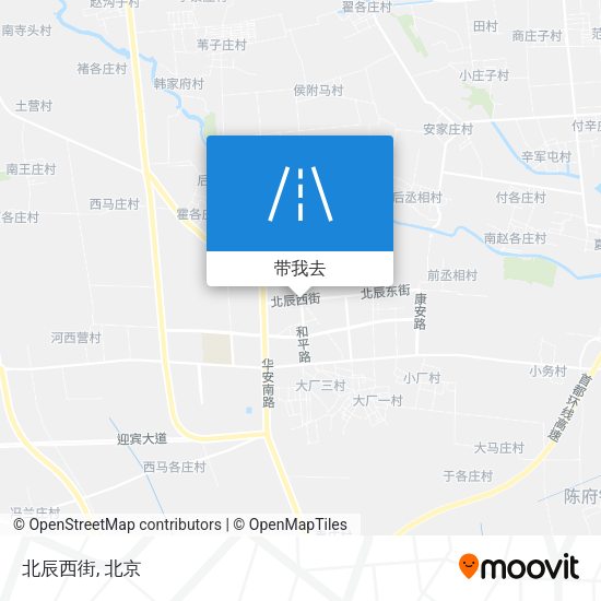 北辰西街地图