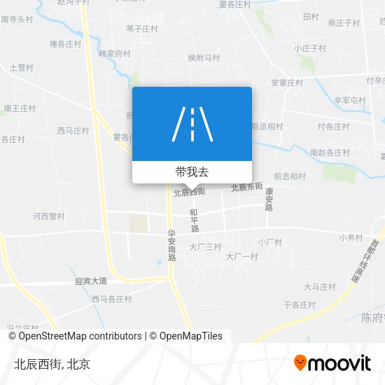北辰西街地图