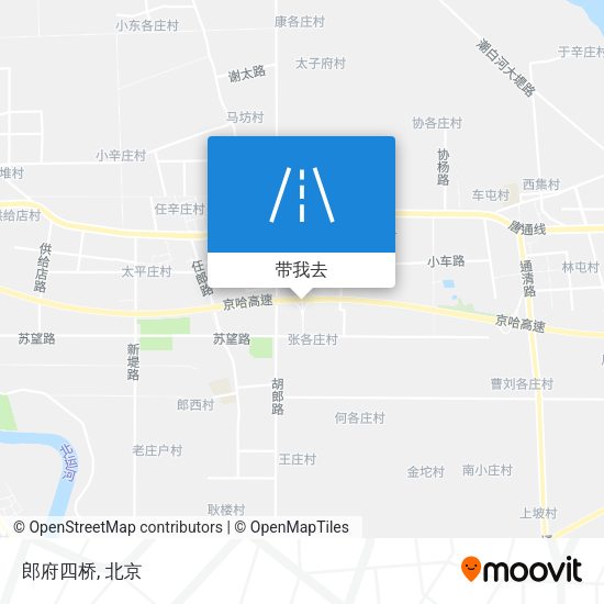 郎府四桥地图