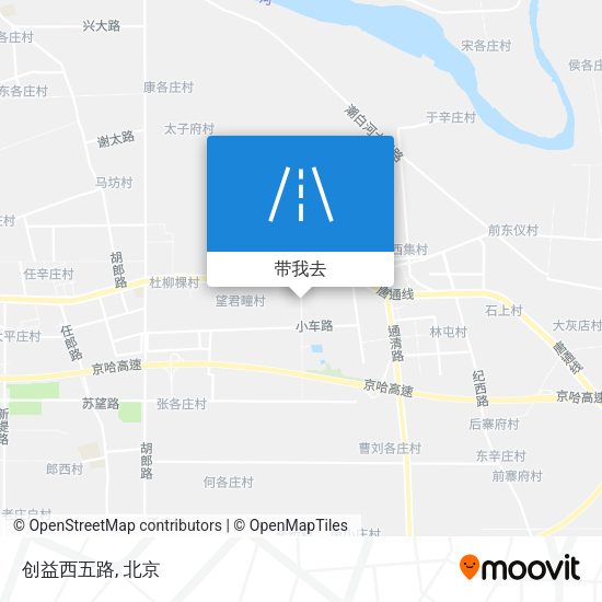 创益西五路地图
