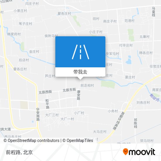 前程路地图
