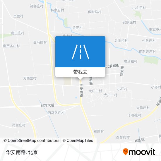 华安南路地图