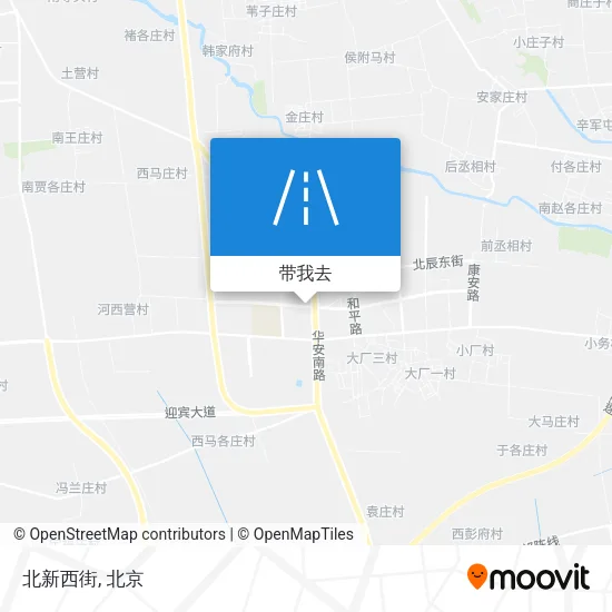 北新西街地图