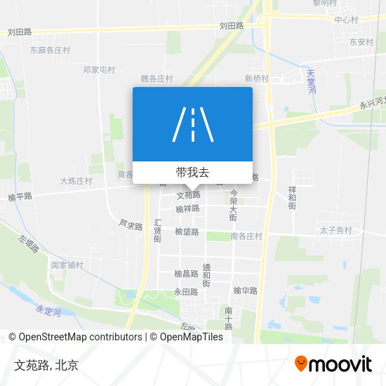 文苑路地图