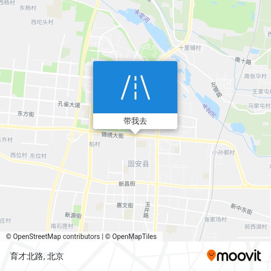 育才北路地图