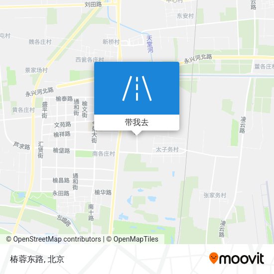 椿蓉东路地图