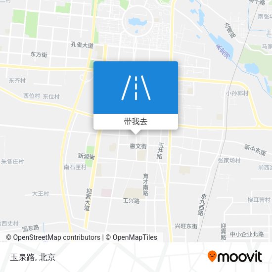 玉泉路地图