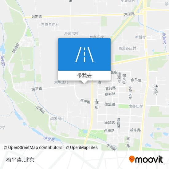 榆平路地图