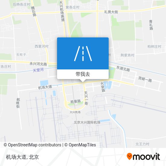 机场大道地图