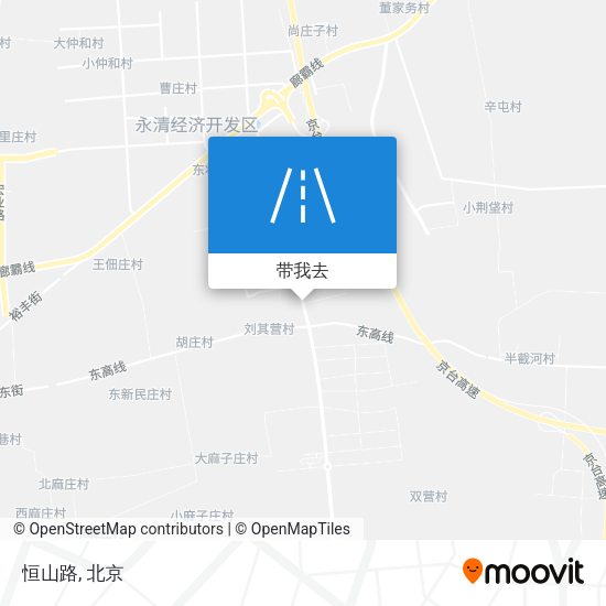 恒山路地图
