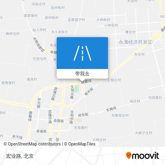 宏业路地图