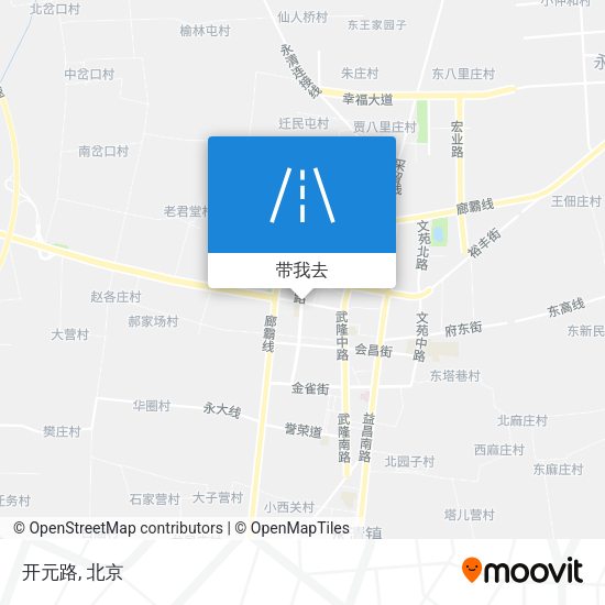 开元路地图