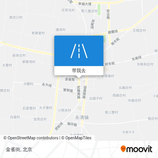金雀街地图