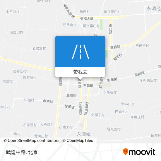 武隆中路地图