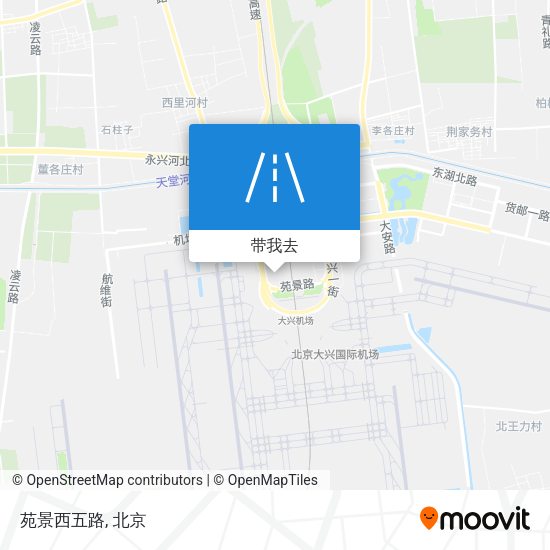 苑景西五路地图