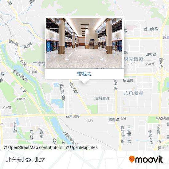北辛安北路地图