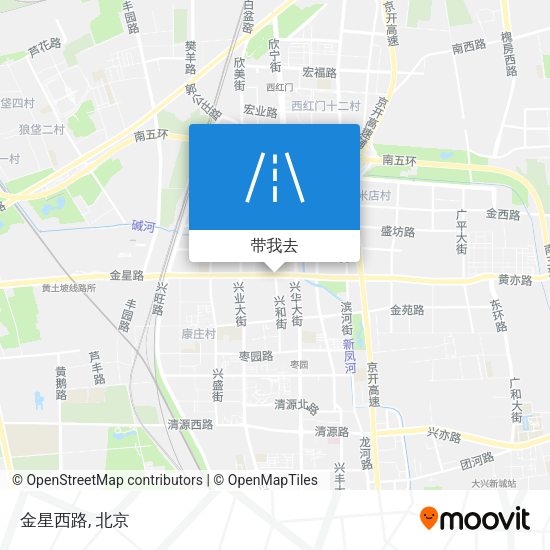 金星西路地图