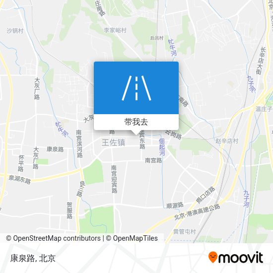 康泉路地图
