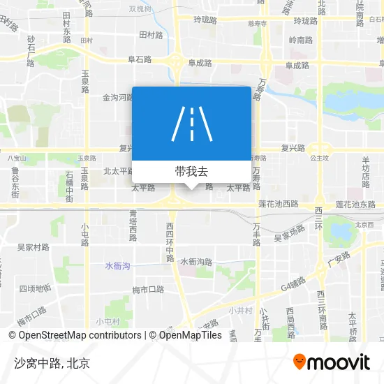 沙窝中路地图