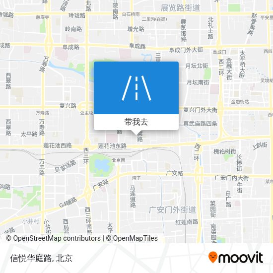 信悦华庭路地图
