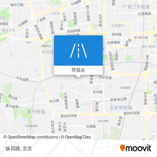 纵四路地图