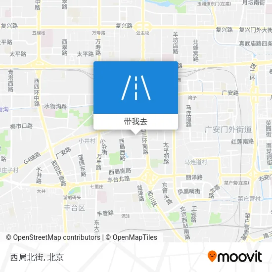 西局北街地图