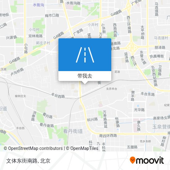 文体东街南路地图